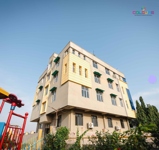 Colours School campus building for student admissions and education